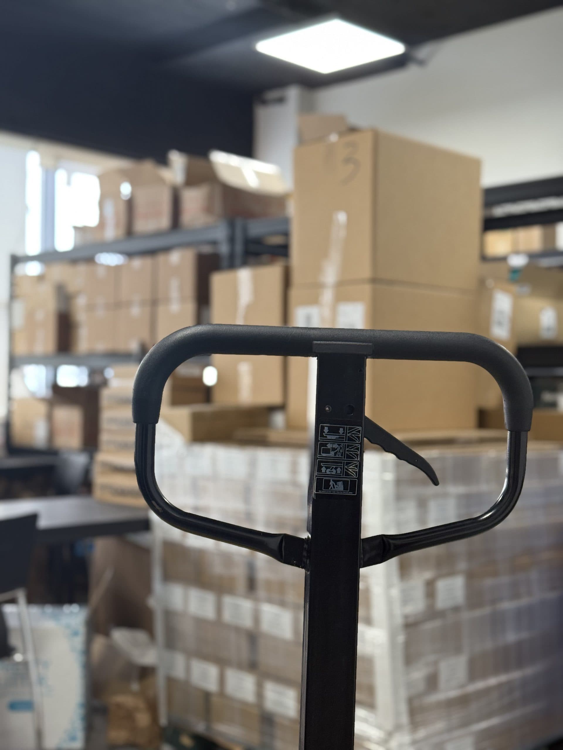 Case-pack preparation area for FBA inbound shipments at PrepKingz warehouse