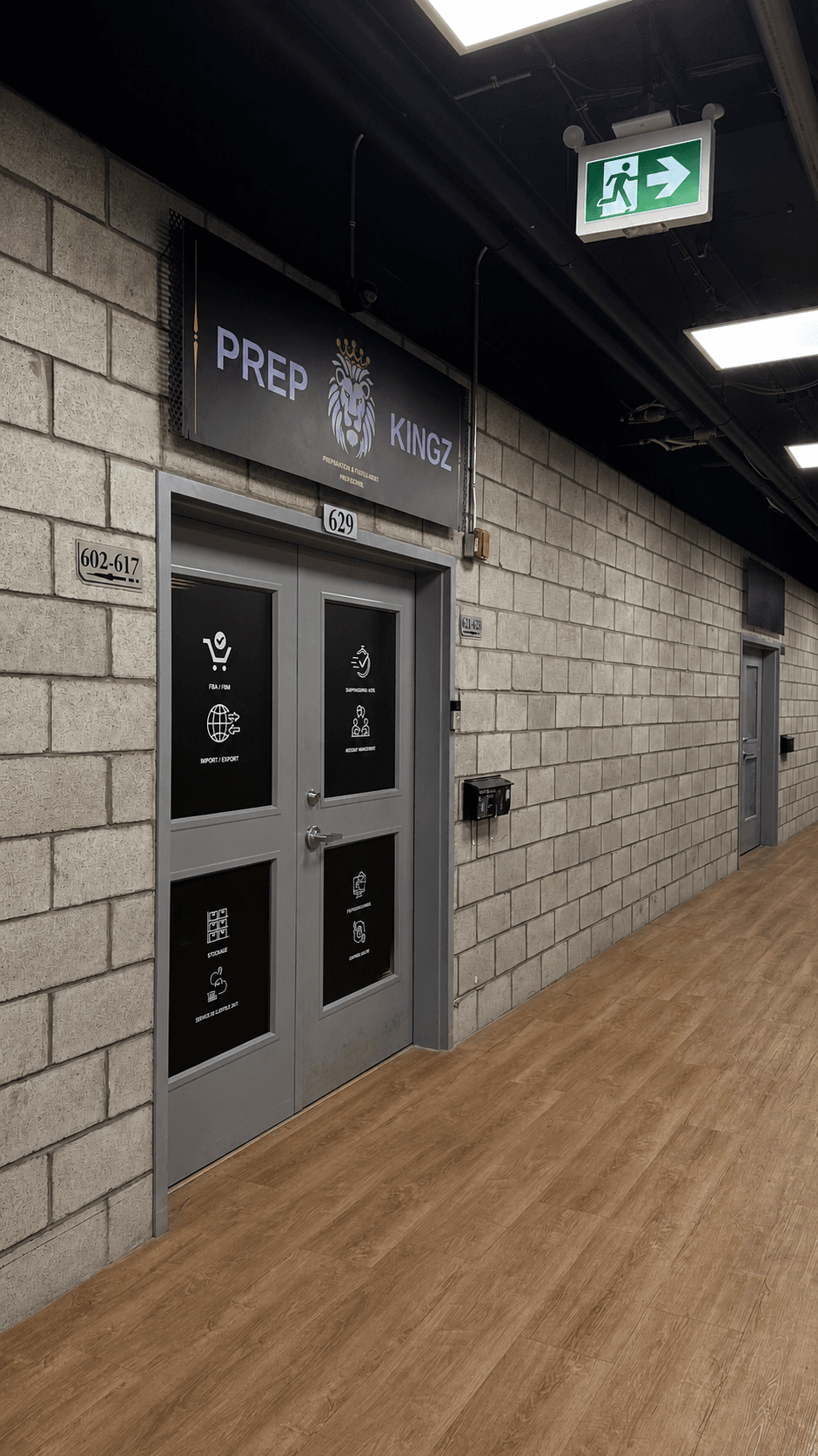 PrepKingz warehouse exterior at 111 Chabanel Ouest Montreal